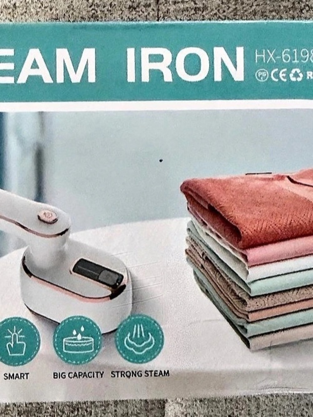 HX-6198 Portable Steam Iron White